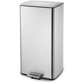 Κάδος απορριμμάτων Inox SLIM LINE με υδραυλικό μηχανισμό 30lit