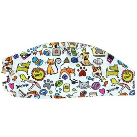 Fabric Surgical Caps Smile pet 20821 Medium - 