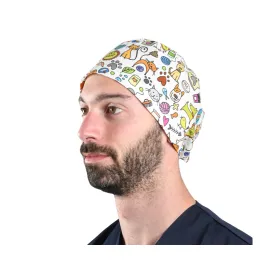 Fabric Surgical Caps Smile pet 20821 Medium