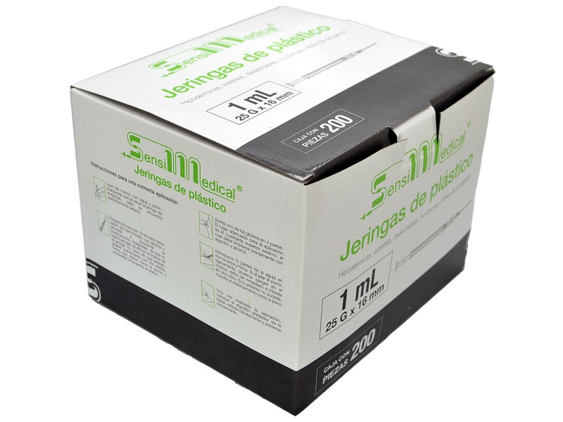 Disposable syringe & Needle 1ml 25g x 16mm x 200pcs Disposable syringe & Needle 1ml 25g x 16mm x 200pcs