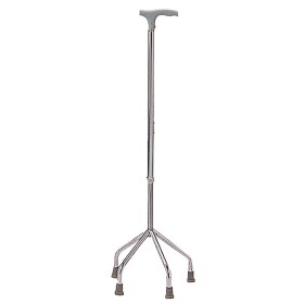 Μπαστούνι τετράποδο με μικρή βάση και λαβή Τ 