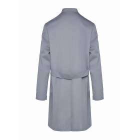  Men's apron with long sleeves DEPOLO gray - 