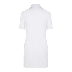  Women's apron with short sleeves DEPOLO white / green | L - 