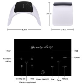 Συσκευή Φωτοθεραπείας LED 7 Χρωμάτων PDT για Πρόσωπο LB333