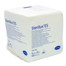 Γάζες υφασμένες μη αποστειρωμένες Sterilux 10x10cm 8ply 100 τεμάχια 