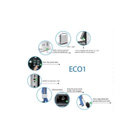 Chison ECO1 Portable B & W Ultrasound with 1 probe  - 