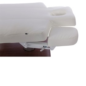 Electric aesthetic bed SPA TROCH with dark base made of natural wood (4 motors)