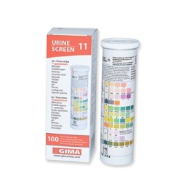 Ταινίες μέτρησης ούρων 11 παραμέτρων 100 τεμάχια - 