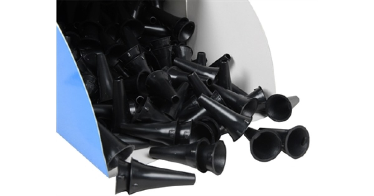 Gima otoscope cones 250 pieces black Δίγκας Γ. Ιατρικά