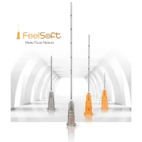 Micro Cannula εύκαμπτη έγχυσης δέρματος FeelSoft 1 τεμάχιο 25G x 50mm - 