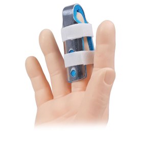 Set of aluminum finger splints with 3 size bindings - Set of Aluminium filnger Splint (zimmer type) 3 pcs 