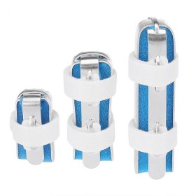 Set of aluminum finger splints with 3 size bindings - Set of Aluminium filnger Splint (zimmer type) 3 pcs 