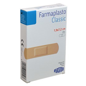 Αυτοκόλλητα Eπιθέματα μικροτραυμάτων τύπου Dermaplast 19x72mm 20 τεμάχια