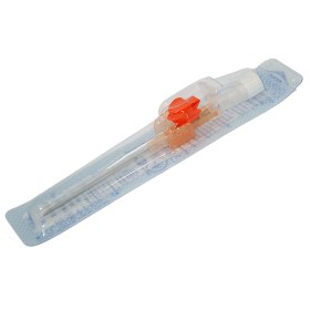 Venous catheters + valve + wings 50 pieces | Νο14 orange - 