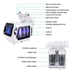 Multifunction facial cleanser 6 in 1 Hydrogen-Oxygen LB439