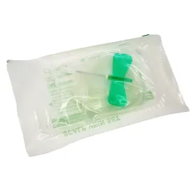 Πεταλούδες ενδοφλέβιες 100 τεμάχια 21G (0,8mm) πράσινες  - 