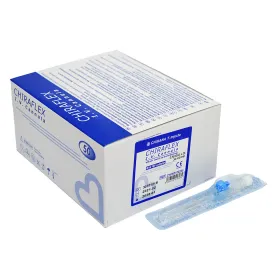 Φλεβοκαθετήρες + βαλβίδα + φτερά 50 τεμάχια | Νο22 μπλε 