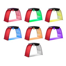 Επαγγελματική συσκευή φωτοθεραπείας προσώπου και σώματος LED 7 χρωμάτων PDT με λειτουργία UV και ψεκασμού LB380