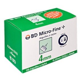 Βελόνες MICROFINE 32G 4mm BD™ 100τμχ
