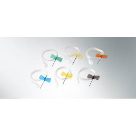 Πεταλούδες ενδοφλέβιες 100 τεμάχια 23G (0,6mm)  μπλε  - 