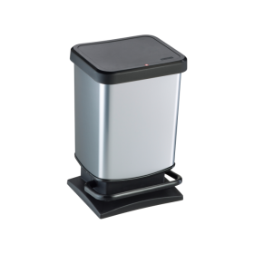 Κάδος τετράγωνος με πεντάλ PASO με υδραυλικό μηχανισμό κλεισίματος 20lit