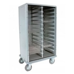 Tροχήλατο καρότσι μεταφοράς φαγητού 2 στηλών D-65