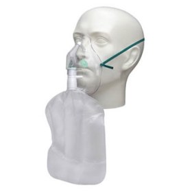 Oxygen mask with non-inhalable adult bag - 