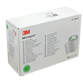 Ταινίες στερέωσης χάρτινες Micropore | 5cm x 9.1m κουτί 6 τεμαχίων