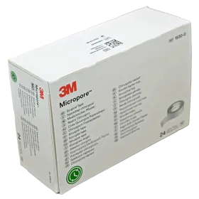 Ταινίες στερέωσης χάρτινες Micropore | 1.25cm x 9.1m κουτί 24 τεμαχίων