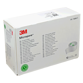 Ταινίες στερέωσης χάρτινες Micropore | 2.5cm x 9.1m κουτί 12 τεμαχίων