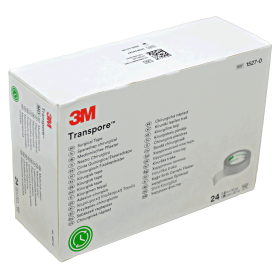 Ταινίες στερέωσης πλαστικές Transpore | 1.25cm x 9.1m κουτί 24 τεμαχίων