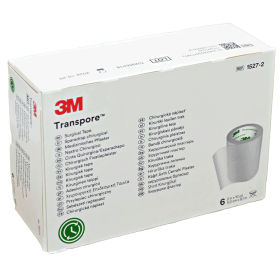 Ταινίες στερέωσης πλαστικές Transpore | 5cm x 9.1m κουτί 6 τεμαχίων