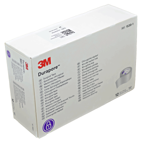 Ταινίες στερέωσης μεταξωτές Durapore | 2.5cm x 9.1m κουτί 12 τεμαχίων