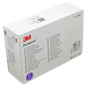 3M Durapore adhesive tape | 2.5cm x 9.1m box 12 pcs