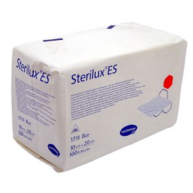 Γάζες υφασμένες μη αποστειρωμένες Sterilux 10x20cm 8ply 100 τεμάχια  - 