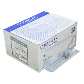 Venous catheters + valve + wings 50 pieces | No16 gray 