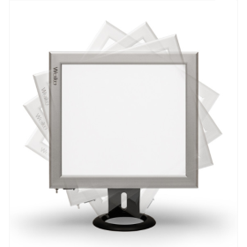 Διαφανοσκόπιο επιτραπέζιο μονό WEIKO SLIM LED  - 