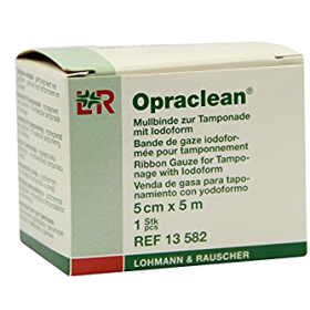 Iodoform impregnated gauze 5cmx 5m