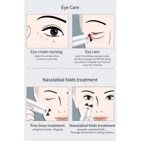 Φορητή συσκευή EMS μασάζ ματιών-προσώπου KKS-150