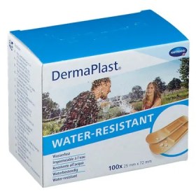 Αυτοκόλλητα Eπιθέματα μικροτραυμάτων Dermaplast 25x72mm 100 τεμάχια