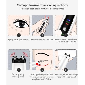 Φορητή συσκευή EMS μασάζ ματιών-προσώπου KKS-150