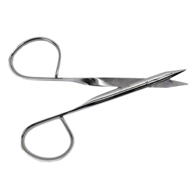 Stevens scissors RIBBON HANDLE curved  10 cm