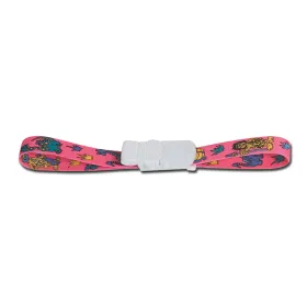 Ζώνη αιμοληψίας παιδιατρική ροζ με σχέδια 