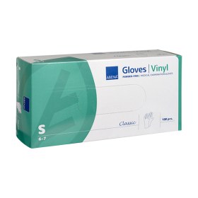 Γάντια εξεταστικά βινυλίου χωρίς πούδρα ABENA CLASSIC 100 τεμάχια διάφανα 