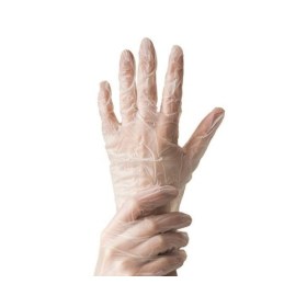 Classic 100 powder-free vinyl test gloves, transparent pieces | X-Large - 