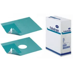 Αυτοκόλλητα χειρουργικά πεδία με οπή Foliodrape Protect Hartmann 50x60cm