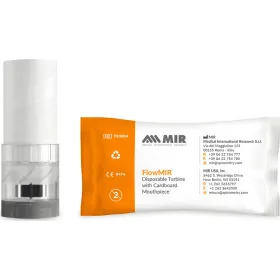 Disposable Turbine with Cardboard Mouthpiece FlowMir 60pcs