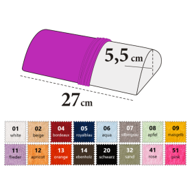 Κάλυμμα ημικυλινδρικού μαξιλαριού