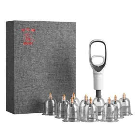 Βεντούζες Deluxe πλαστικές HWATO σετ 12 τεμαχίων 