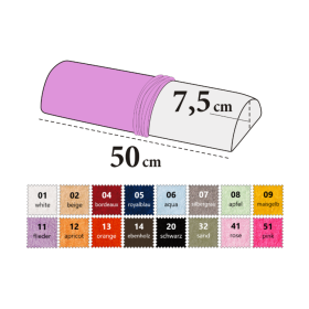  Semi-cylindrical pillow cover - knee support (knee)